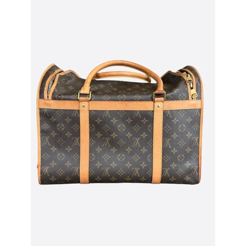 Louis Vuitton Brown Monogram Dog Carrier